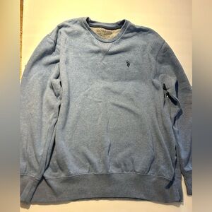 Polo Ralph Lauren blue heather Crewneck (Size Large). Luxury feel
